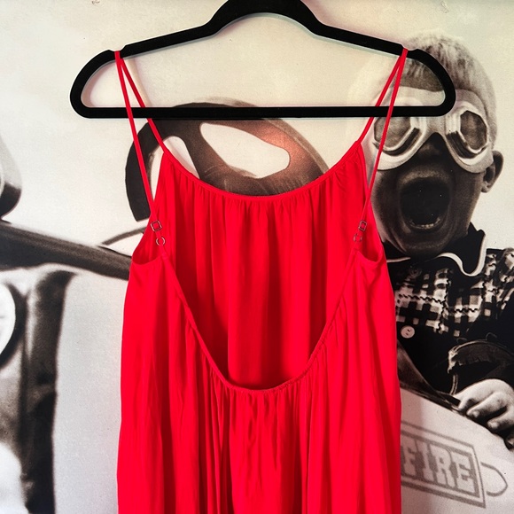 All Saints Amor low back maxi dress in Berry Red NWT size US 4 - Picture 7 of 13